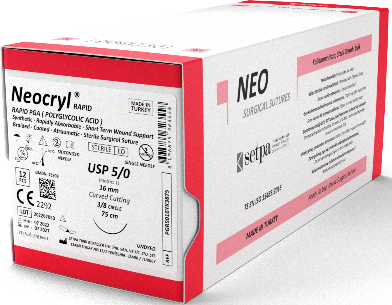 نخ بخیه قابل جذب Neocryl Rapid